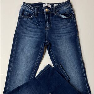 KanCan Signature Mid-Rise Dark Wash Skinny Jeans Women’s Sz 24